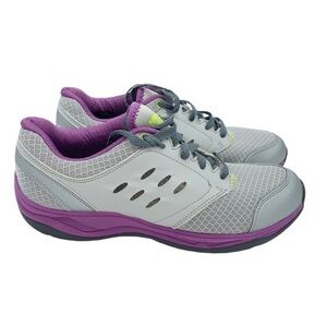 Vionic Venture Active Sneaker Shoes - Silver Purple Size 7